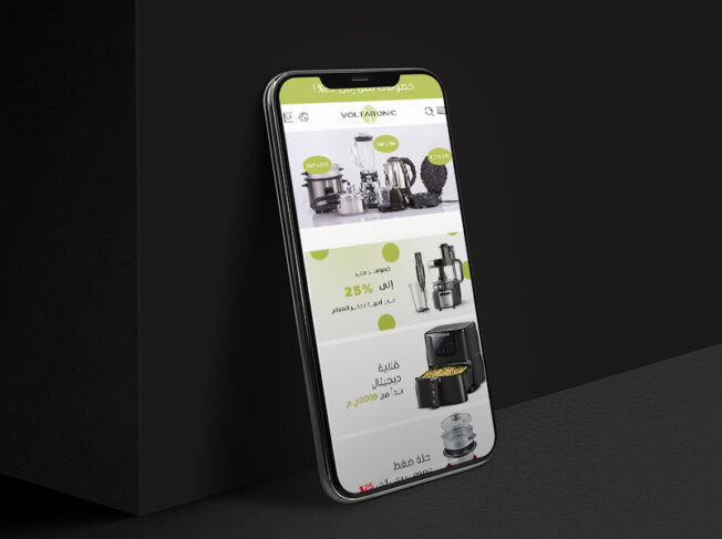 E-commerce Website development for Voltaronic Home  ...