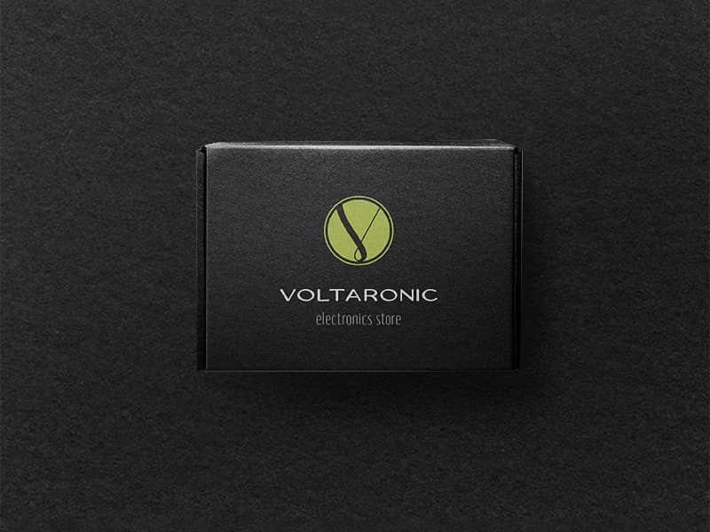 Logo Design & Visual Identity Creation – Voltaronic Ecommerce Website